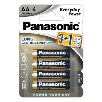 Baterije - Panasonic baterije LR6EPS/4BP -AA 4kom 3+1F Alkaline Every
