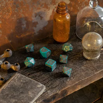 Merchandise razno - Steampunk Clockwork: Nautical Apparatus Modern Dice Set