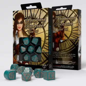 Merchandise razno - Steampunk Clockwork: Nautical Apparatus Modern Dice Set