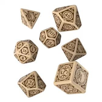 Merchandise razno - Steampunk Clockwork Beige & brown Dice Set