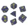 Galactic Navy & Yellow Dice Set