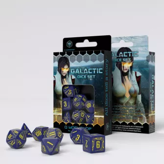 Merchandise razno - Galactic Navy & Yellow Dice Set