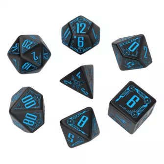 Merchandise razno - Galactic Black & blue Dice Set