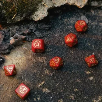 Merchandise razno - Dragons Modern Dice Set: Ruby