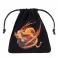 Dragon Black & adorable Dice Bag