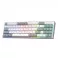 Pollux K628 RGB Gaming Keyboard White Red Switch