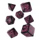 Call of Cthulhu 7th Edition - Black & Magenta Dice Set