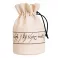 Elvish Beige & black Dice Pouch
