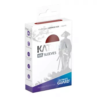 Oprema za kolekcionarske kartice - Ultimate Guard Katana Sleeves Japanese Size Red (60)