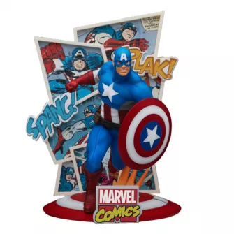 Akcione figure - Marvel Comics D-Stage PVC Diorama Captain America (16 cm)