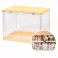 Large Size Three Layers Figure Display Box (Yellow)