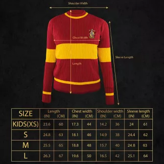 Duksevi - Harry Potter - Gryffindor Qudditch Sweater (XS)