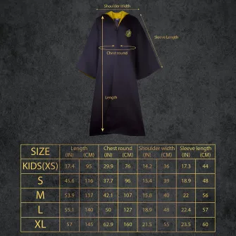 Merchandise razno - Harry Potter - Wizard Robe Cloak Hufflepuff (Kids)