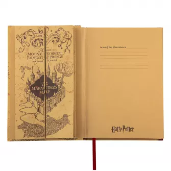 Notesi i olovke - Harry Potter - Notebook With Foldable Marauder's Map