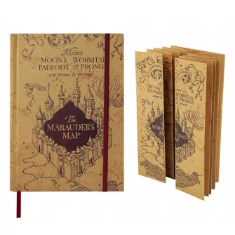 Notesi i olovke - Harry Potter - Notebook With Foldable Marauder's Map