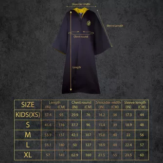 Merchandise razno - Harry Potter - Wizard Robe Cloak Hufflepuff (S)