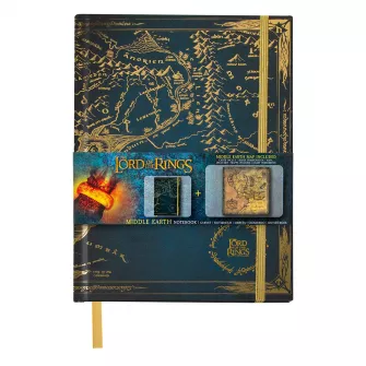 Notesi i olovke - Lord Of The Rings - Map Of Middle-Earth Notebook
