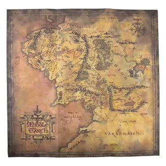 Notesi i olovke - Lord Of The Rings - Map Of Middle-Earth Notebook