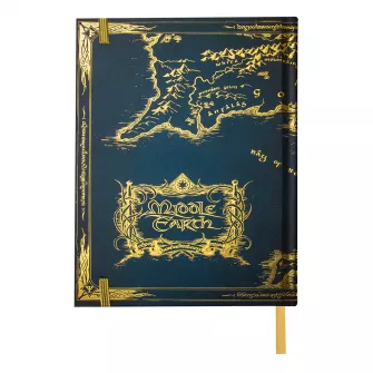 Notesi i olovke - Lord Of The Rings - Map Of Middle-Earth Notebook