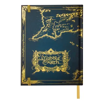 Notesi i olovke - Lord Of The Rings - Map Of Middle-Earth Notebook