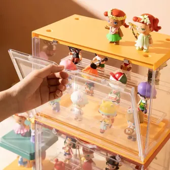Kutije za figure - Three Layers Figure Display Box (Yellow)