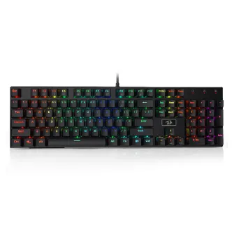 Gejmerske tastature - Devarajas K556GWB-RGB Black, Wired Keyboard, Red Switch