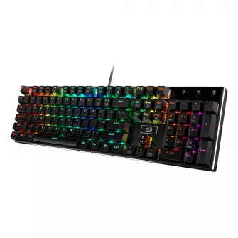 Gejmerske tastature - Devarajas K556GWB-RGB Black, Wired Keyboard, Red Switch
