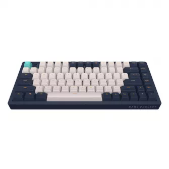 Gejmerske tastature - Dark Project KD83A Ivory / Navy Blue - RGB ANSI (ENG) - EOL