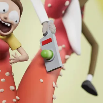 Akcione figure - Rick and Morty Gallery PVC Statue (25 cm)