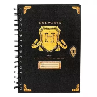 Notesi i olovke - Harry Potter - A5 Wiro Notebook - Hogwarts Shield