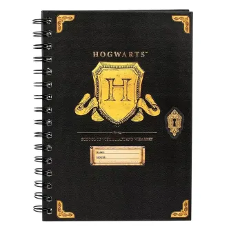 Notesi i olovke - Harry Potter - A5 Wiro Notebook - Hogwarts Shield