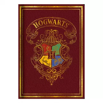 Notesi i olovke - Harry Potter - Casebound A5 Notebook - Red Colorful Crest