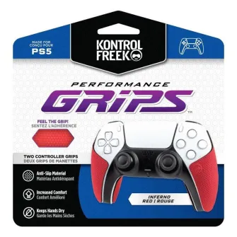 Ostala oprema za konzole i gejmpede - KontrolFreek Controller Performance Grips - Red Playstation 5