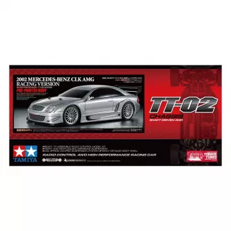 Motorna vozila - 1:10 RC MB CLK AMG 2002 TT-02 Silver P