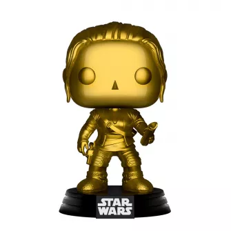 Funko POP! Figure - Funko Pop! Bobble - Head: Star Wars Episode 8: Rey (Chrome-Matt Gold)(Excl.)