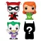 Funko Bitty POP!: DC - Harley Quinn 4 Pack
