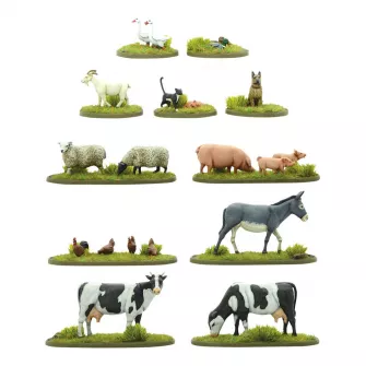 Plastične makete - Farmyard Animals