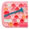 Retro BT WL Keyboard (Pink)