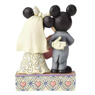 Ukrasne figure - Two Souls, One Heart (Mickey Mouse & Minnie Mouse Figurine)