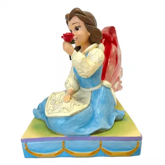 Ukrasne figure - An Enchanted Rose (Belle with Clear Resin Rose Figurine)