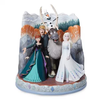 Ukrasne figure - Connected Through Love (Frozen Carved by Heart Figurine)