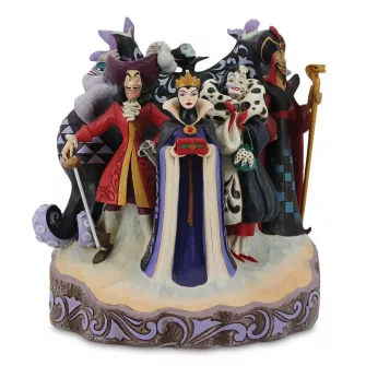Ukrasne figure - Mischief, Malice & Mayhem (Villains Carved by Heart Figurine)