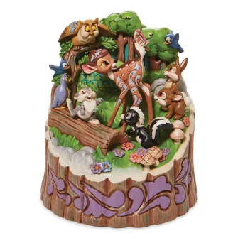 Ukrasne figure - Forest Friends (Bambi Carved by Heart Figurine)