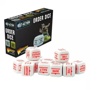 Bolt Action: Orders Dice pack - White