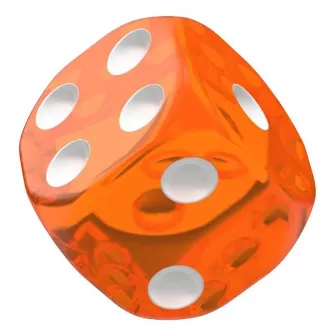 Merchandise razno - Kockice Oakie Doakie Dice D6 12 mm Translucent - Orange (36)