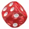 Kockice Oakie Doakie Dice D6 16 mm Marble - Red (12)