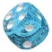 Kockice Oakie Doakie Dice D6 16 mm Speckled - Light Blue (12)