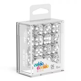 Merchandise razno - Kockice Oakie Doakie Dice D6 16 mm Translucent - Clear (12)