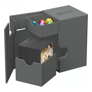 Ultimate Guard Flip`n`Tray 100+ XenoSkin Monocolor Grey