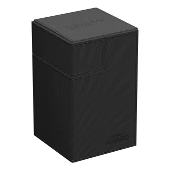 Oprema za kolekcionarske kartice - Ultimate Guard Flip`n`Tray 80+ XenoSkin Monocolor Black